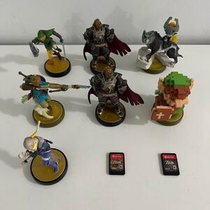 Zelda BOTW, Zelda TOK games & 7 Amiibos Bundle For Nintendo Switch 1/2